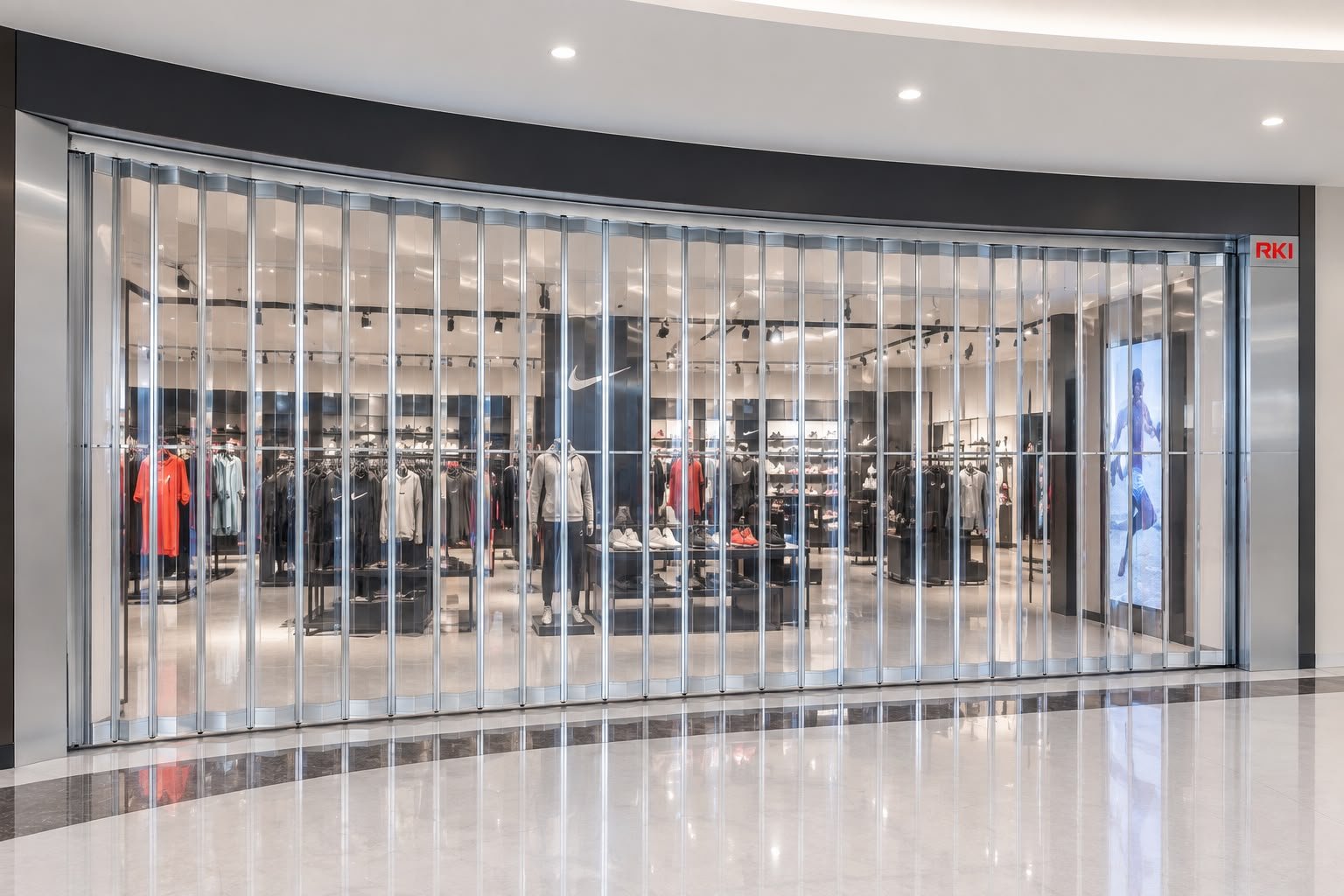Aluminium Polycarbonate Sliding Doors - Ram Krishan Industries